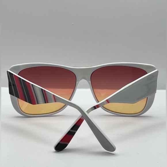 ULTRA CATALINA 4-STRIPED SUNGLASSES VTG 80’s-NEW CUSTOM “Berkos Designs” Lenses - Picture 12 of 17